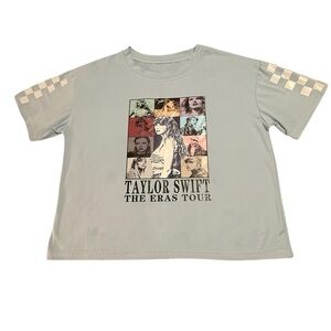 Taylor Swift The Eras Tour Kids T-Shirt - Light blue